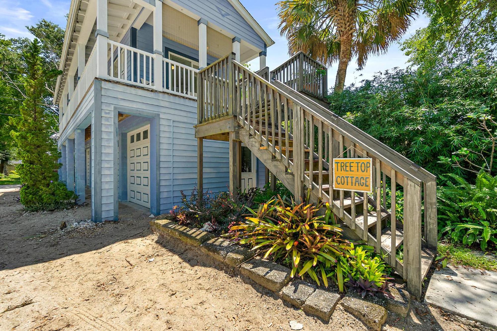Treetop Cottage - 3 Blocks From Historic District St. Augustine Exterior photo